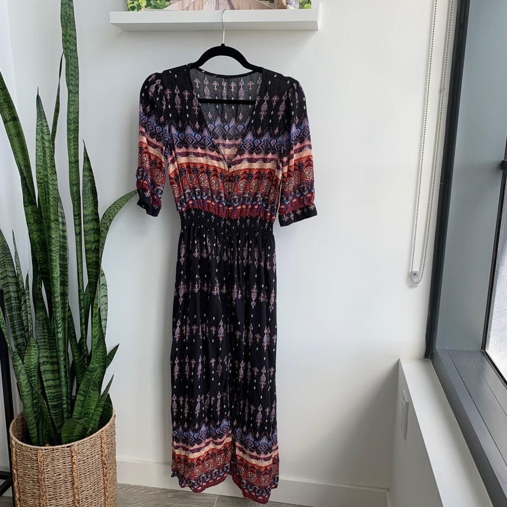 Stylish Autumn Maxi Dress